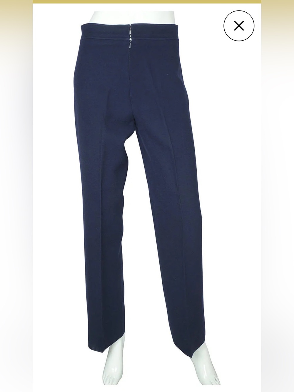 Courreges Paris vintage 1970 wool pants